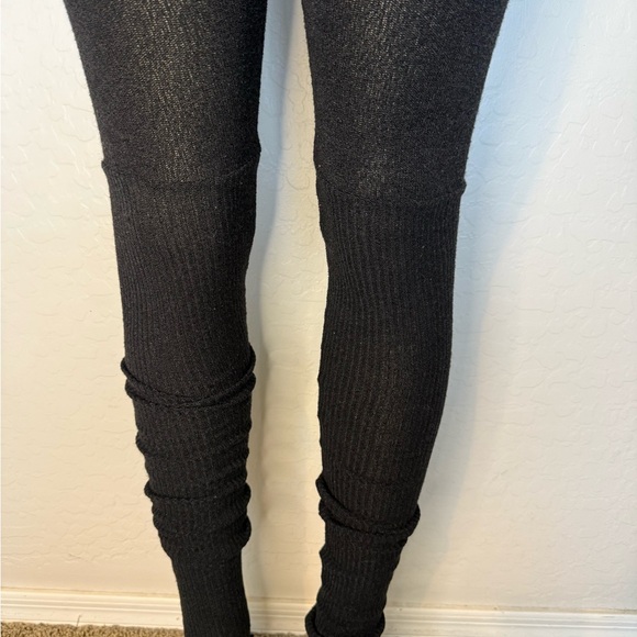 Free People Intimately Black Ribbed Leggings - Picture 3 of 14
